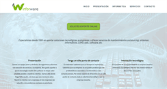 Desktop Screenshot of inforware.es