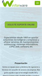 Mobile Screenshot of inforware.es